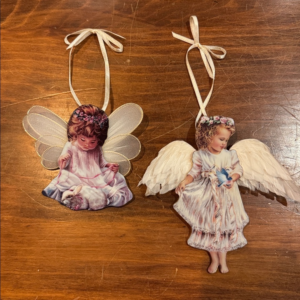 Heavens Little Angels Collectible Ornament Numbered 1st 2nd Issue 1998 Bradford